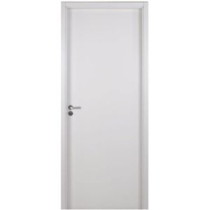 Kit Porta Lisa Esquerda 215X84 Branco Mgm