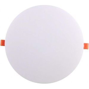 Luminária Painel Led de Embutir e Sobrepor Redondo 17w Autovolt Branco 3000k