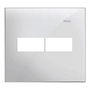 Placa 4x4 2 Postos Branco Simon