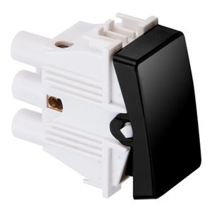 Módulo Interruptor Intermediário 10A 250V Negro Piano Simon