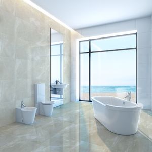 Porcelanato Delta Fuji Sand Polido Retificado 72X72Cm