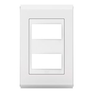 Placa 4X2 2 Módulos Refinatto Sty Branco Weg