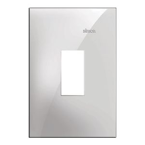 Placa 1 Módulo 4X2 Vertical Branca Simon