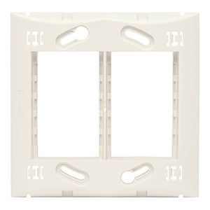 Suporte 6 Módulos 4x4 Branco Brava Iriel