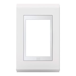 Placa 4x2 3 Módulos Refinatto Style Branco Weg