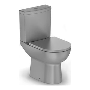 Kit Vaso com Caixa Acoplada Smart Cinza Celite