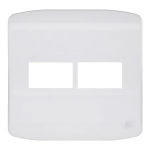 Placa com Suporte 4x4 para 2 Módulos Granbella Branco Weg