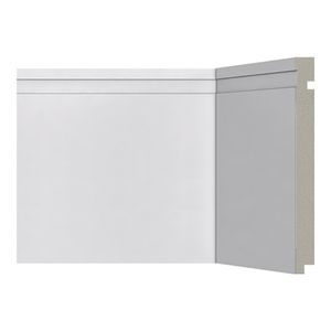 Rodapé em Poliestireno 0,20 x 2,40m 505 Branco Santa Luzia