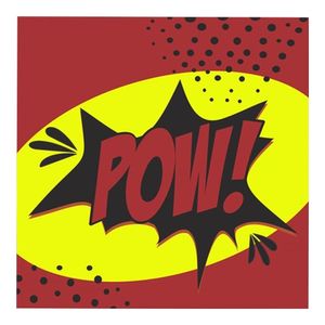 Placa Decorativa 5561 Power 25x25cm Kapos
