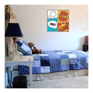 Placa Decorativa 5561 OMG 25x25cm Kapos