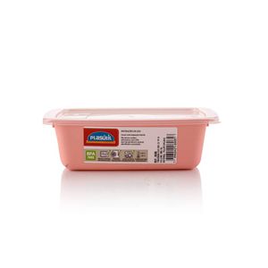 Pote Duo com Tampa Retangular 350ml Plasútil