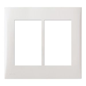 Placa 4x4 6 Módulos com Suporte Imperia Branco Iriel