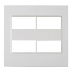 Placa 4x4 4 Módulos Delta Branco Siemens