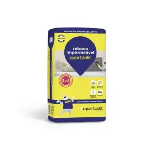Reboco Impermeabilizante 20kg Quartzolit