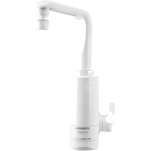 Torneira Elétrica Essence Parede 127V 4600W Branca/Cromado Lorenzetti