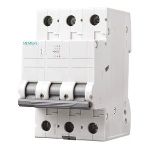 Disjuntor Din Tripolar 10A Curva C Siemens