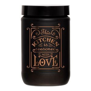 Pote Decorativo Black Euro 660ml Fratelli Euroquadros