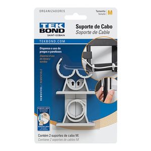 Gancho para Organização de Cabos Médio Tekbond