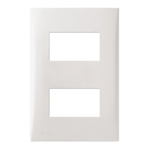 Placa 4x2 com 2 Módulos e Suporte Imperia Iriel