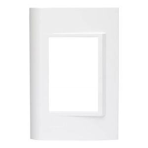 Placa 4x2 com 3 Módulos Branca Vivace Siemens