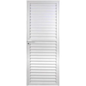 Porta Giro Laminado Branco Esquerdo 210x80cm MGM
