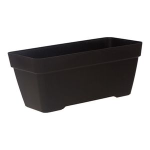 Floreira Sampa 40cm Preta Vasart Verdeco
