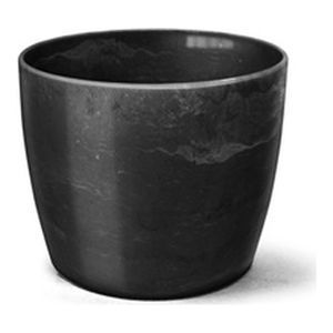 Vaso Cachepô Elegance Redondo Mini Preto Nutriplan