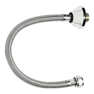 Ligação Flexível Trançada em Aço Inox para Torneira/Misturador 1/2x30cm Cromado
