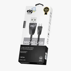 Cabo Micro USB para Recarga e Sincronização M510 ELG