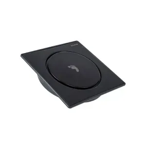 Ralo Click Inox 10cm Quadrado Black Matte Aquaplás