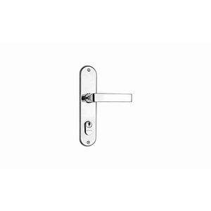 Conjunto De Fechadura Externa 1200 Italy Cromado Silvana