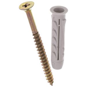 Parafuso Cabeça Chata com Bucha Shark 08mm  Bemfixa