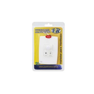 Variador De Ventilador Desliga 1 Lampada 127V Pialplus Branco PW
