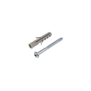 Parafuso Madeira Cabeça Panela com Bucha 10mm 20 Peças Bemfixa