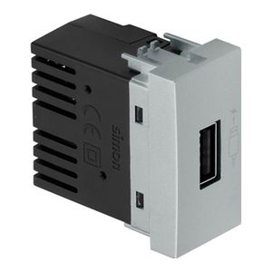 Módulo Carregador USB 1.5A S30/S35 Bivolt Alumínio Fosco
