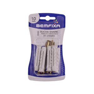 Parafuso Aglomerado Cabeça Chata com Bucha Shark 10mm Bemfixa