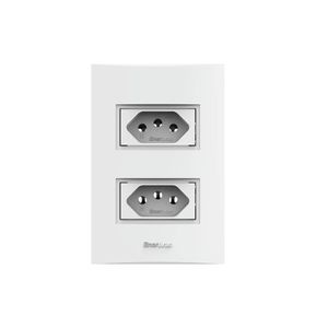 Conjunto Tomada Dupla 20A 2x4 Beleze