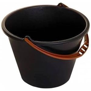 Balde Multiobra Pvc Preto 12 Litros Metasul