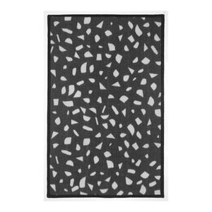 Tapete Para Cozinha Terrazzo 40X60 Preto Kapazi